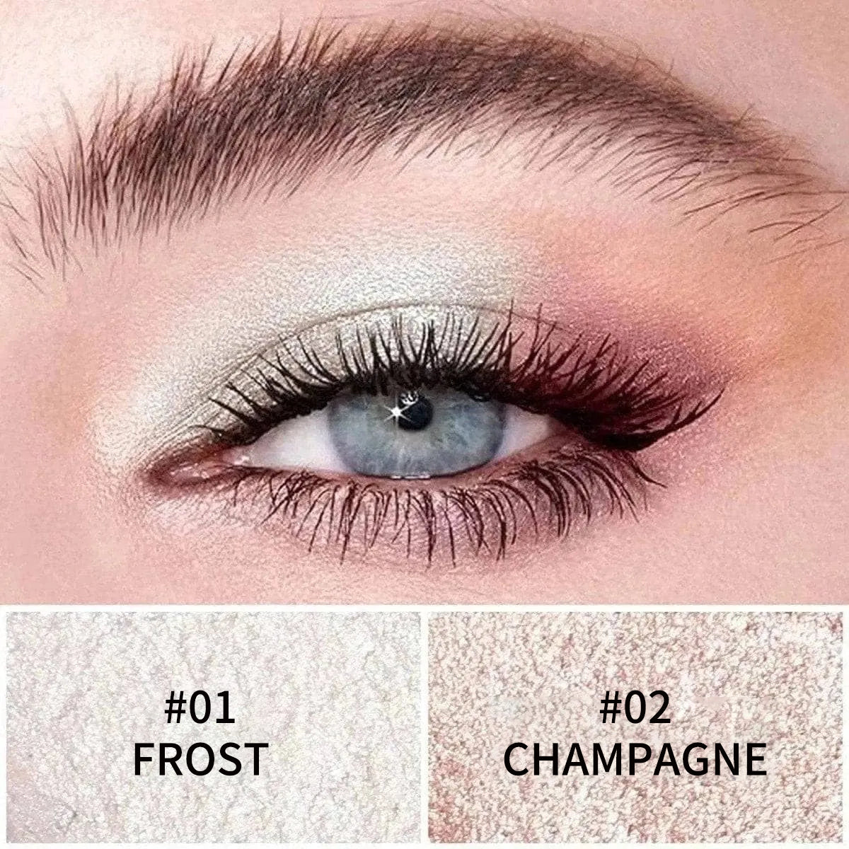 2-teiliges Set mit schimmernden Creme-Lidschattenstiften (Nr. 1 und Nr. 2)