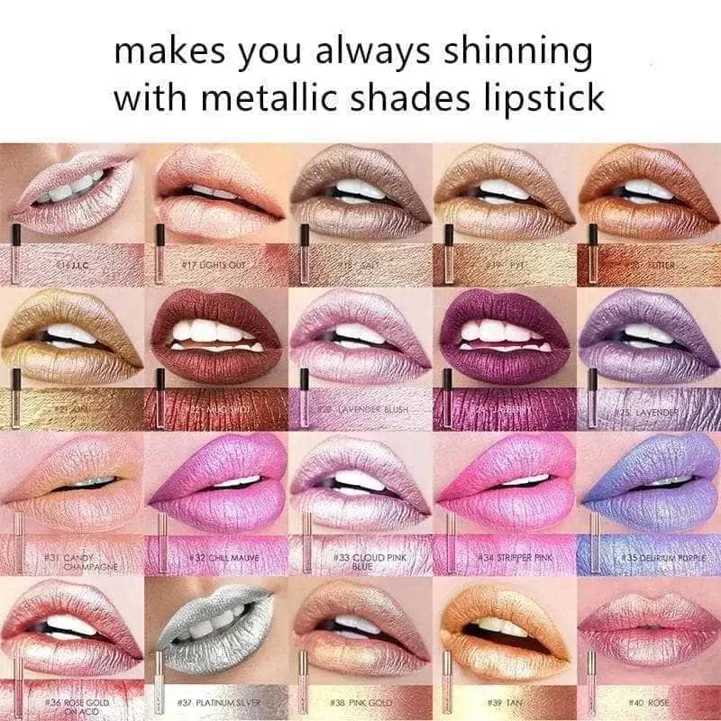 Transfer-Proof Liquid Lipstick #38 Pink Gold