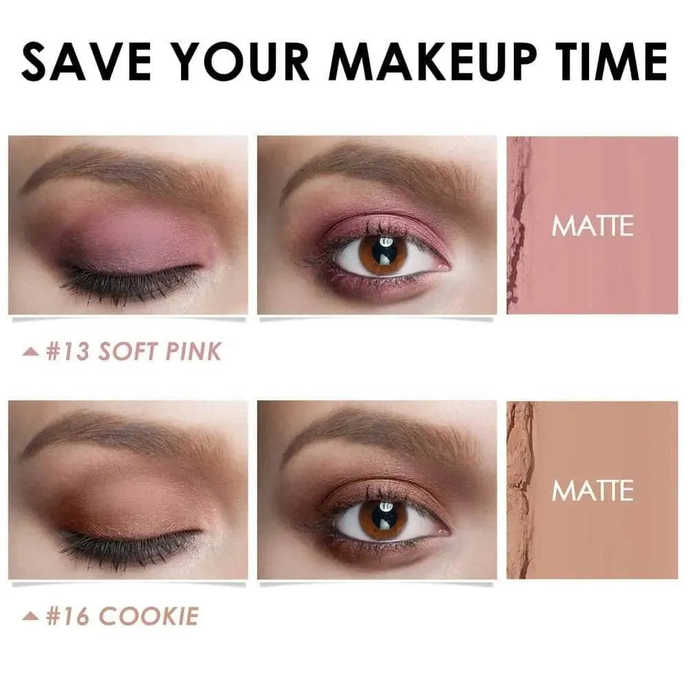 Kit de barra de sombra de ojos en crema brillante de 2 piezas (n.º 19 y n.º 22)