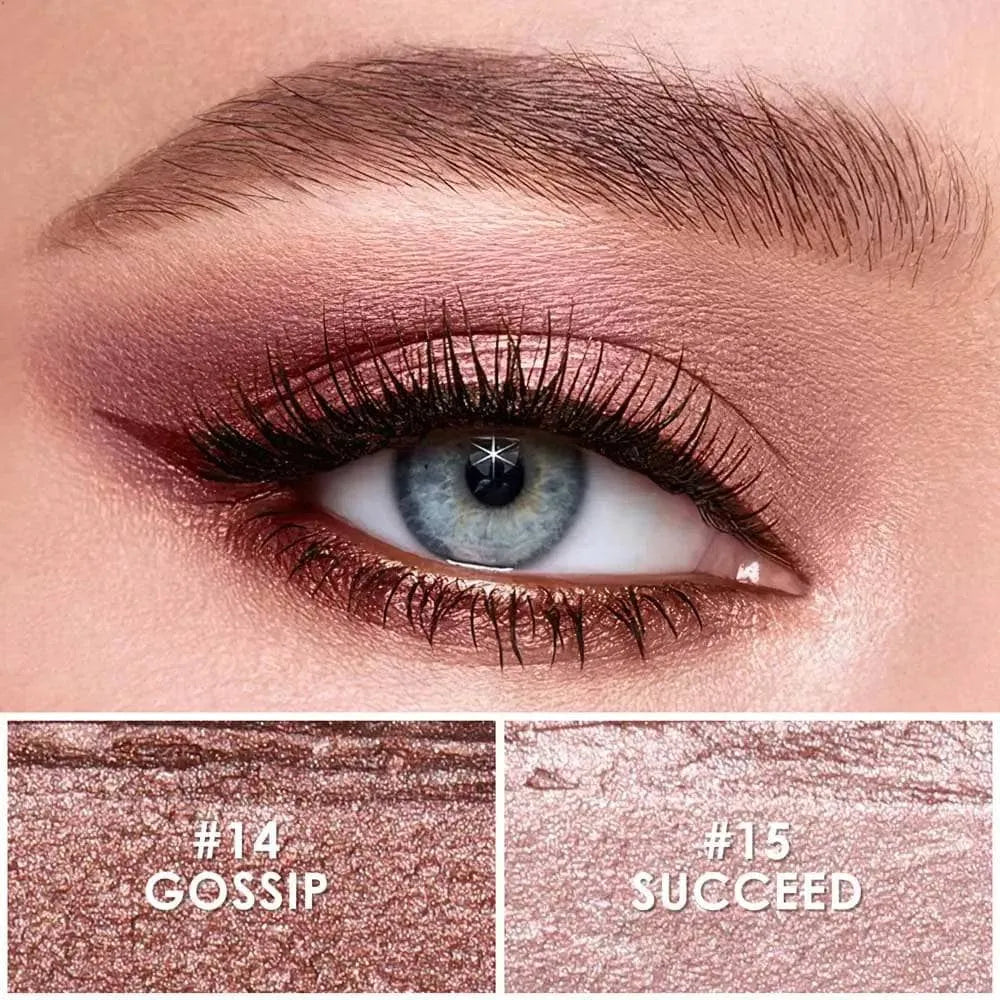 Kit de barra de sombra de ojos en crema brillante de 2 piezas (n.º 19 y n.º 22)