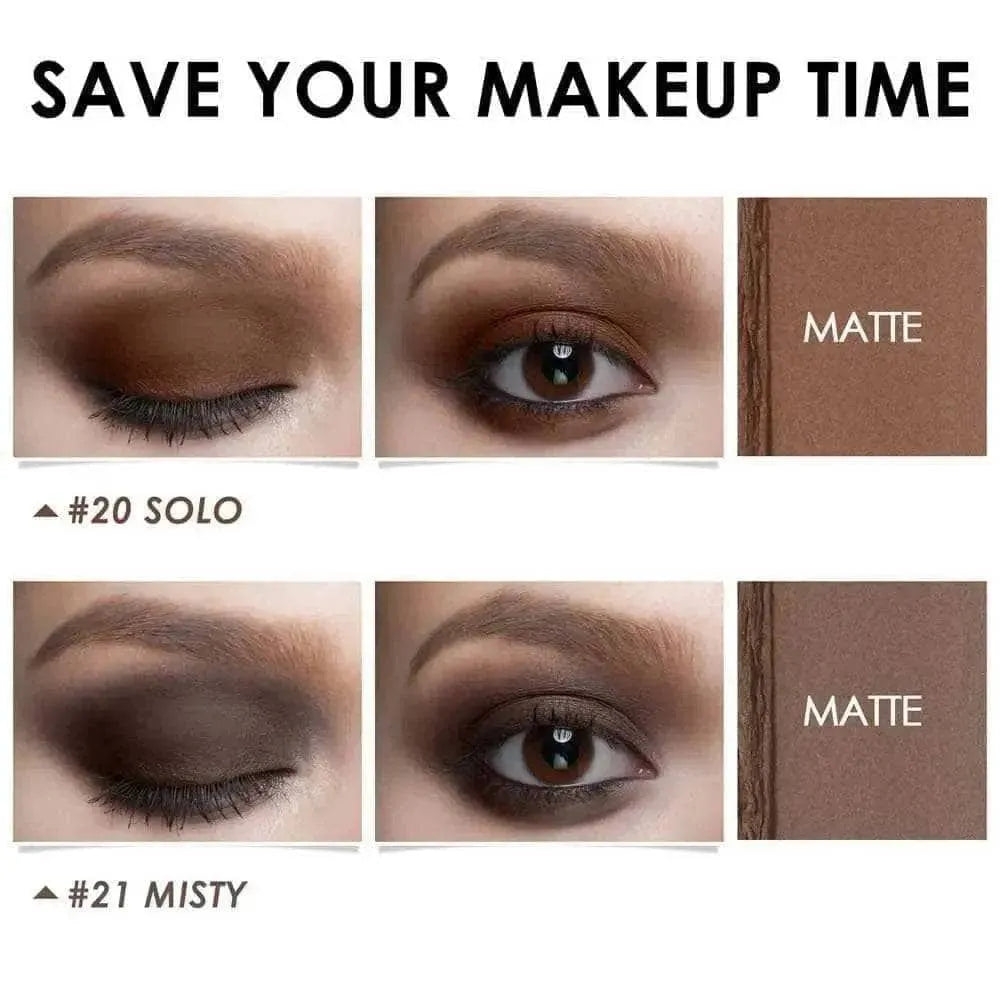 Kit de barra de sombra de ojos en crema brillante de 2 piezas (n.º 1 y n.º 2)