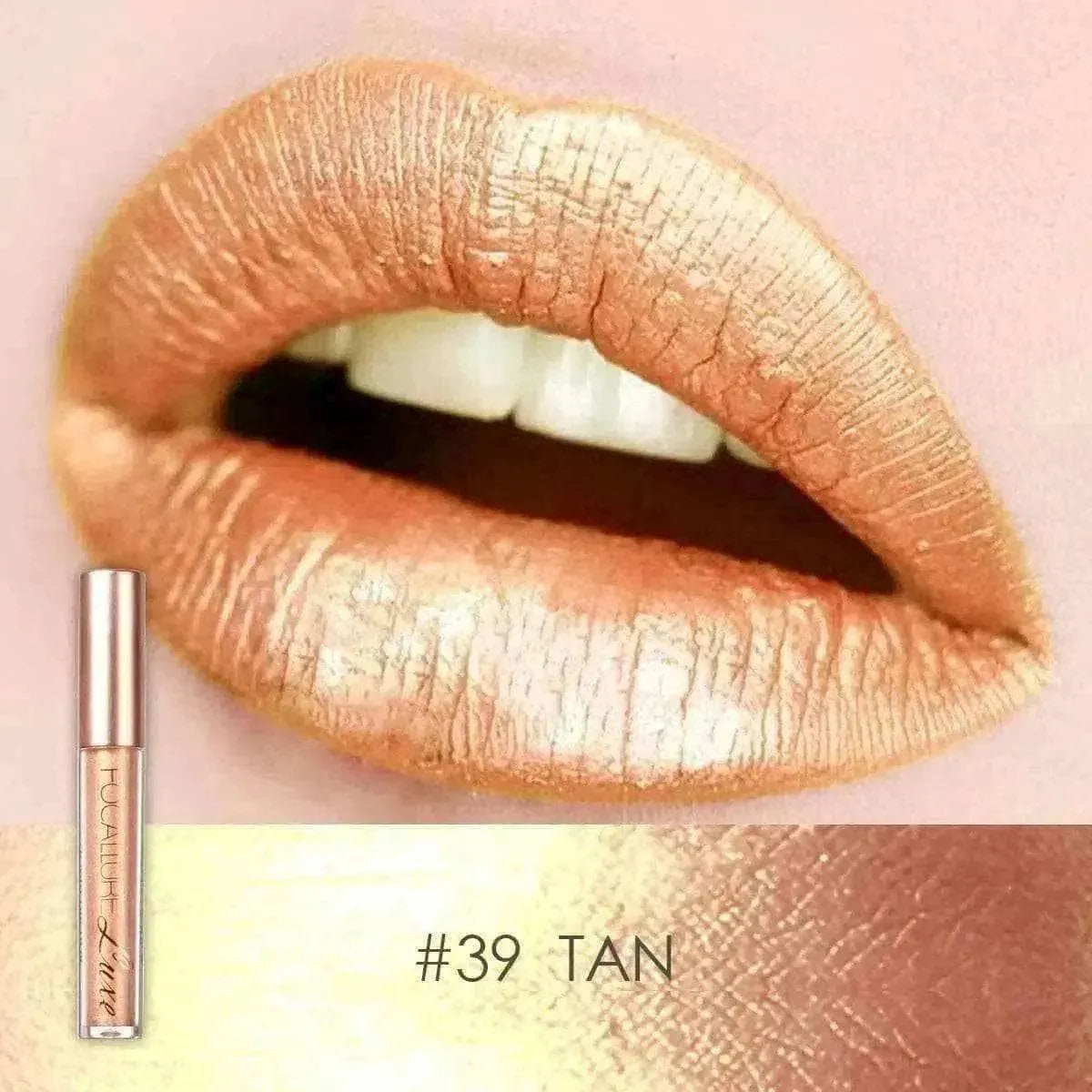 Transfer-Proof Liquid Lipstick #38 Pink Gold