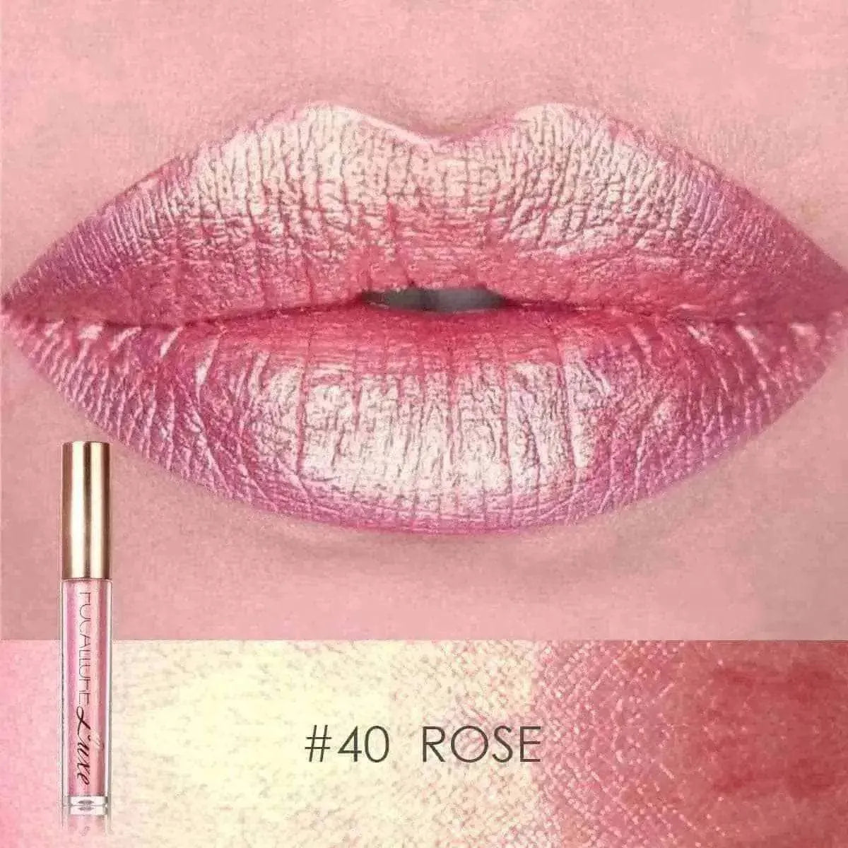 Transfer-Proof Liquid Lipstick #38 Pink Gold