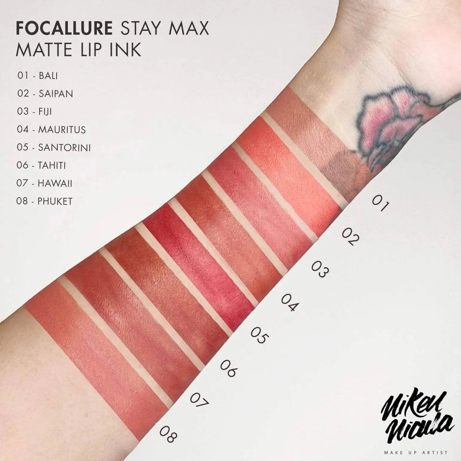 STAYMAX Liquid Lipstick swatch