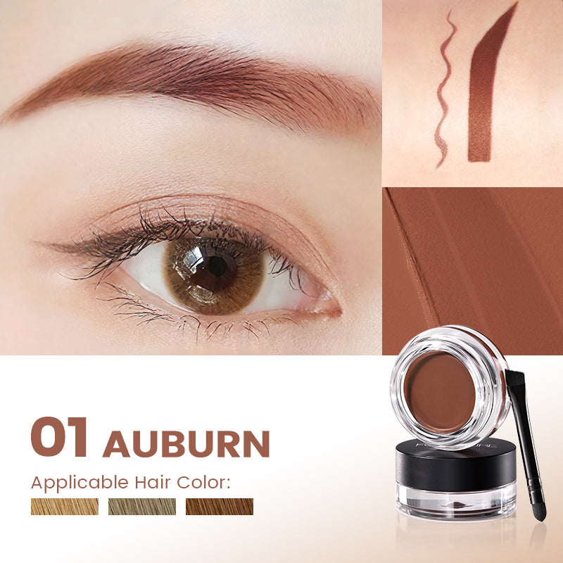 FOCALLURE 5 Colors Eyebrow Cream Gel Makeup With Brush