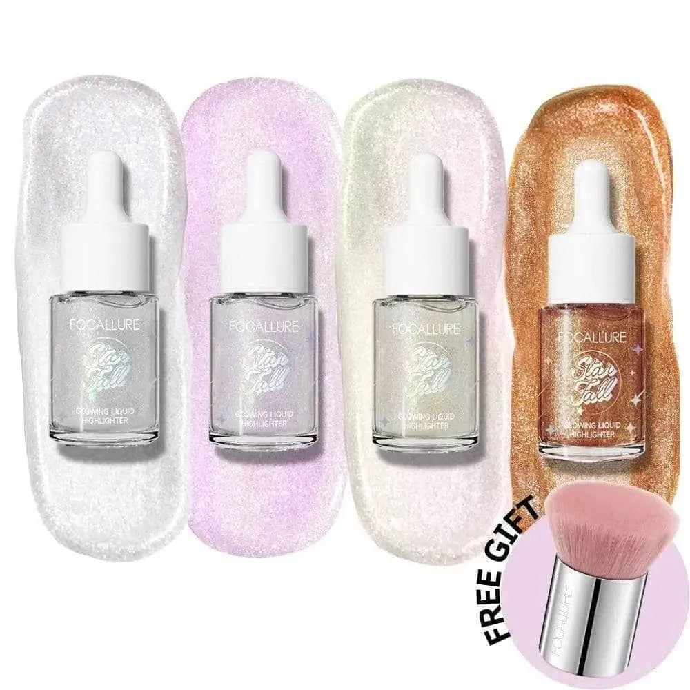 #Color_4PCS Traveler Fancy Body Highlighter Oil Kit(Hl01-HL04)