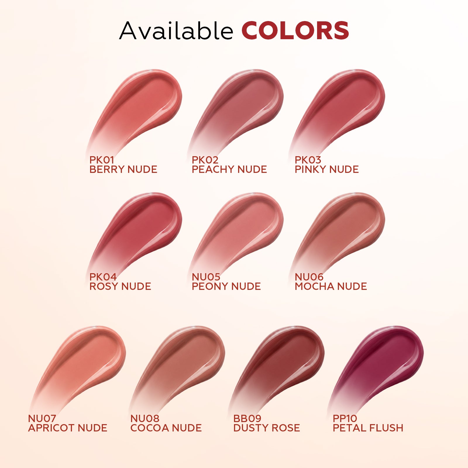 FOCALLURE #TransferproofHero Glazed Shine Lip Tint