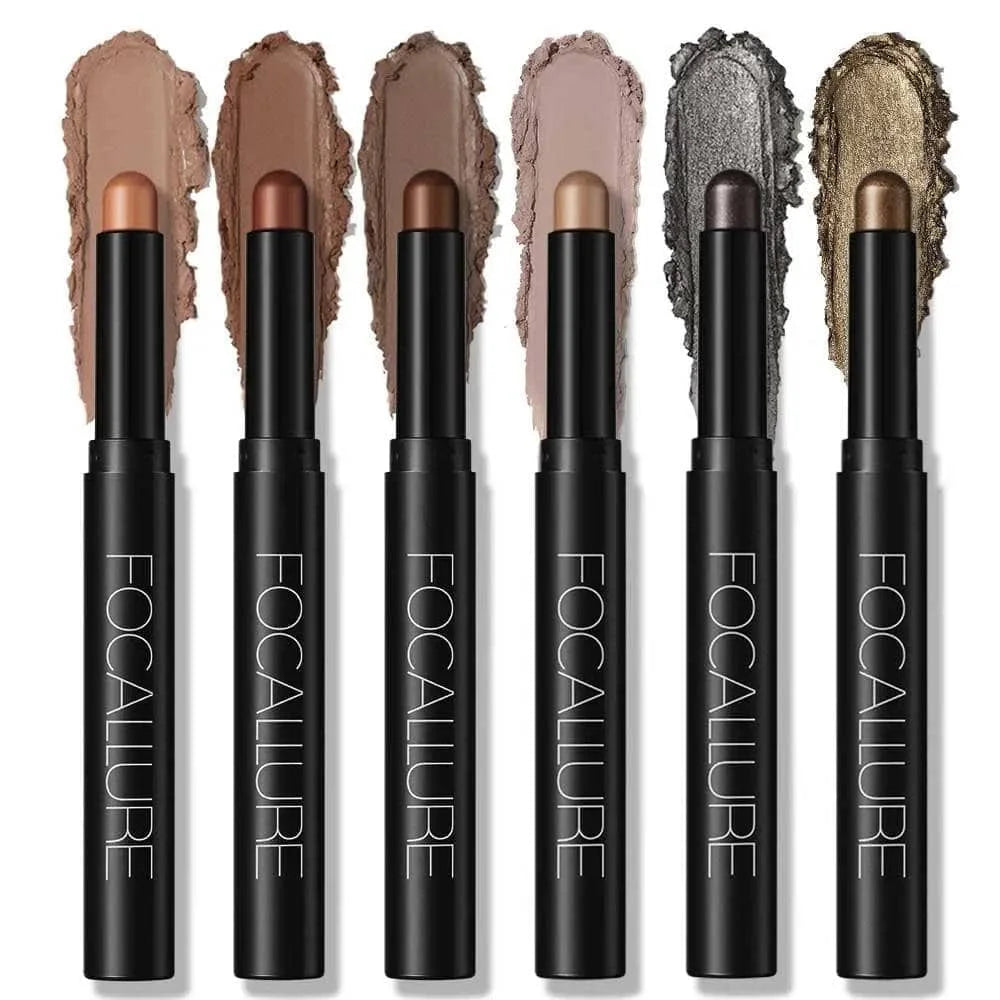 6pcs Shimmer Cream Eyeshadow Stick Set 1924