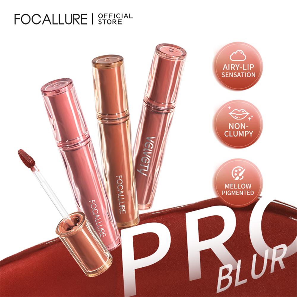FOCALLURE Pro-blur Airy Velvety Tint — Blur Matte Lightweight Velvet Lip Cream