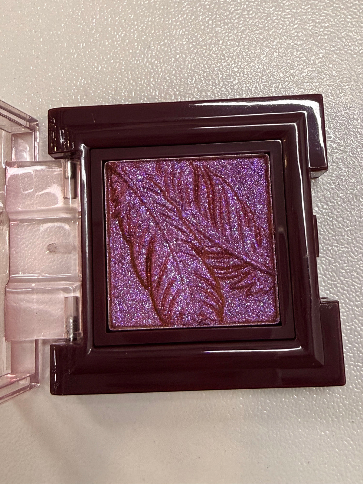 Focalure Leaf Design Glitter Eyeshadow, Shimmer Metallic Single Eye Shadow Palette, Long Lasting Waterproof Eye Makeup