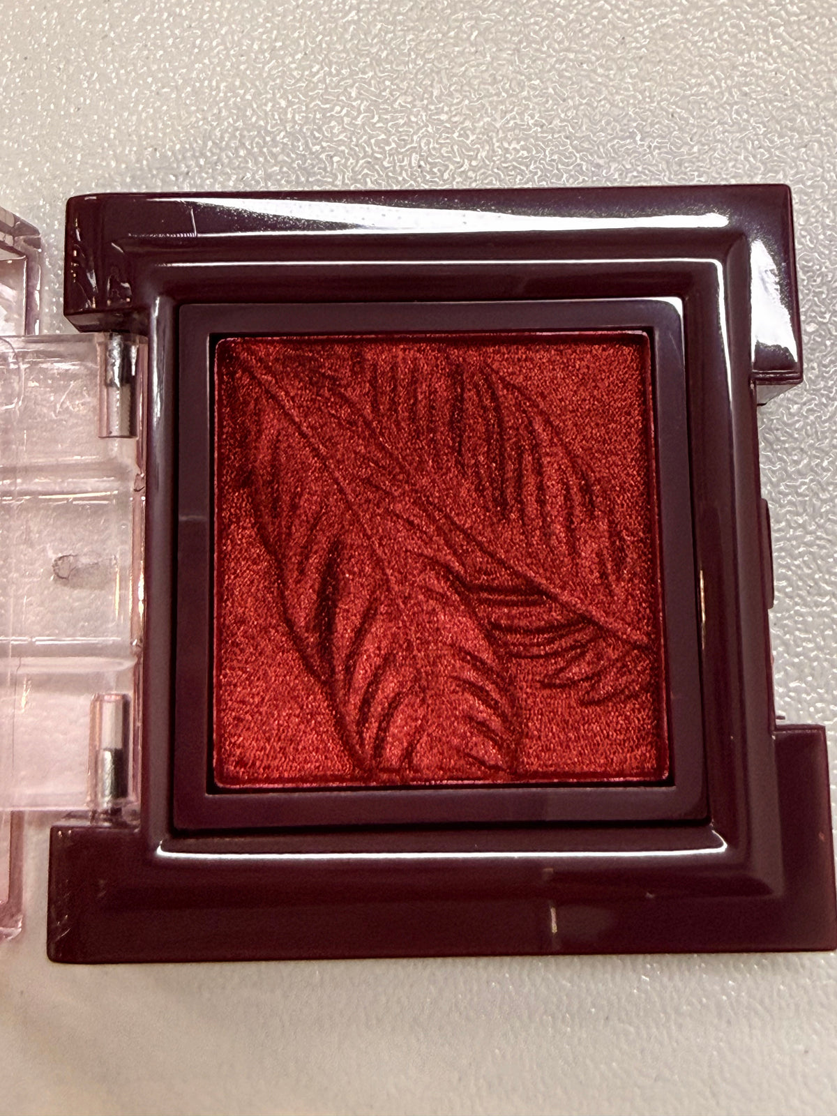 Focalure Leaf Design Glitter Eyeshadow, Shimmer Metallic Single Eye Shadow Palette, Long Lasting Waterproof Eye Makeup