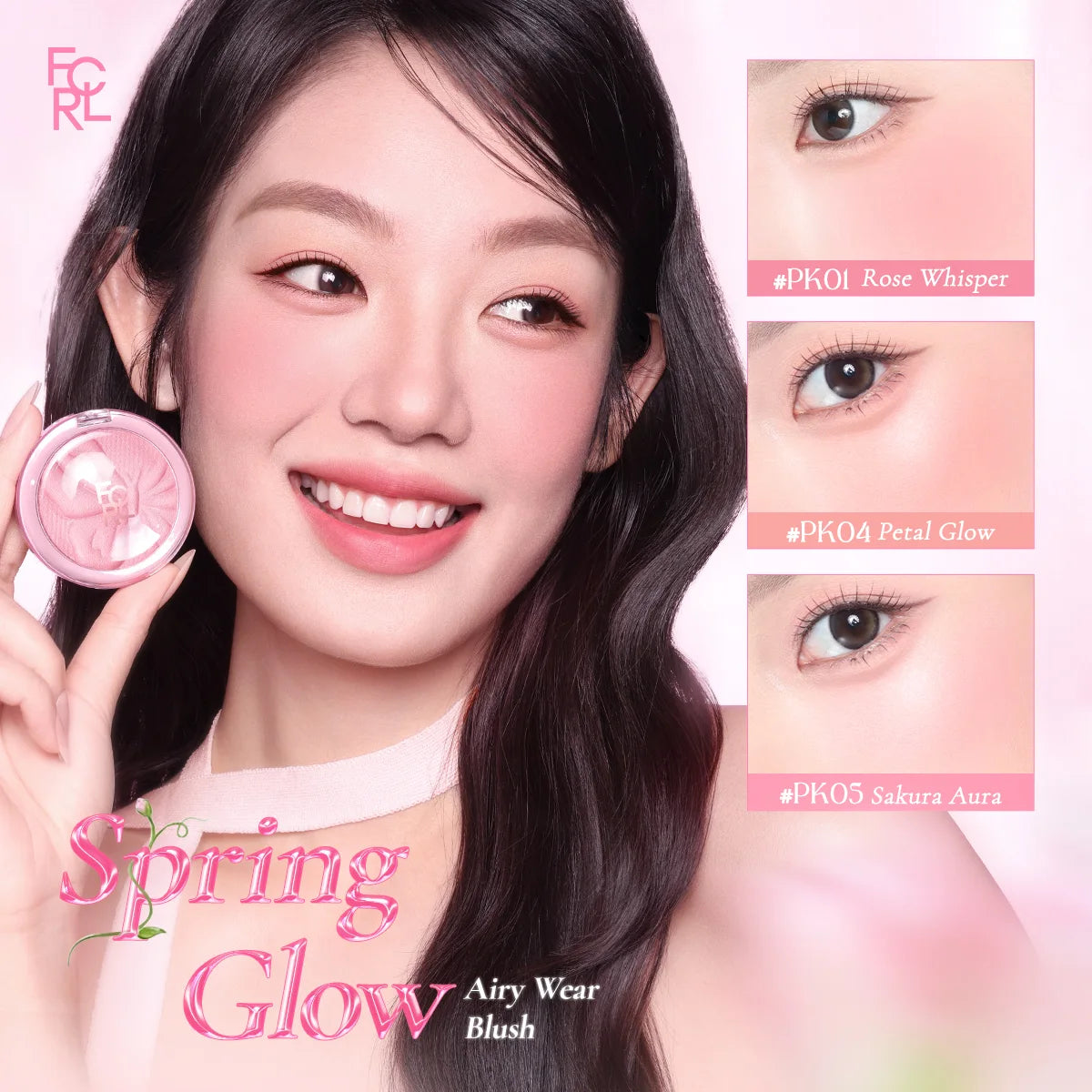 FOCALLURE Spring Glow Airy Wear Blush - Soft Matte & Satin Glow