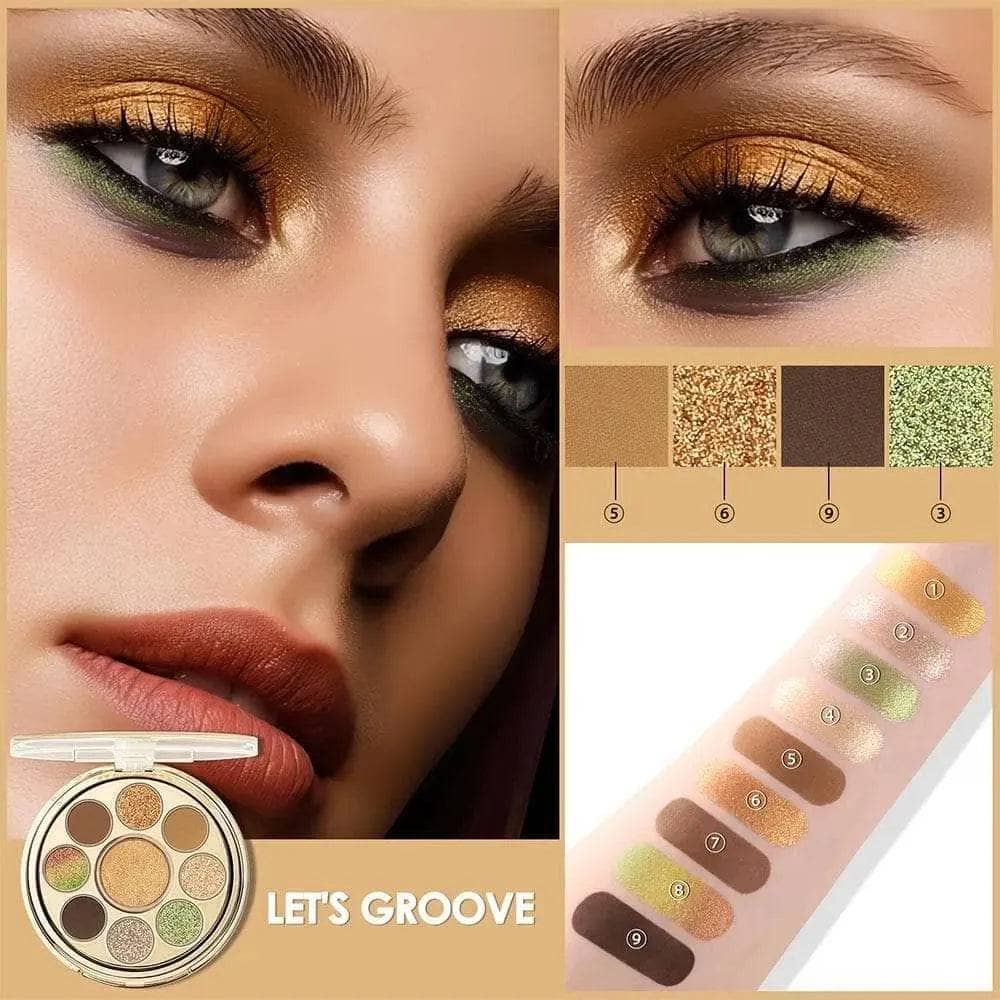 Dance Dance Baby Nine shades Eyeshadow-Let's Groove
