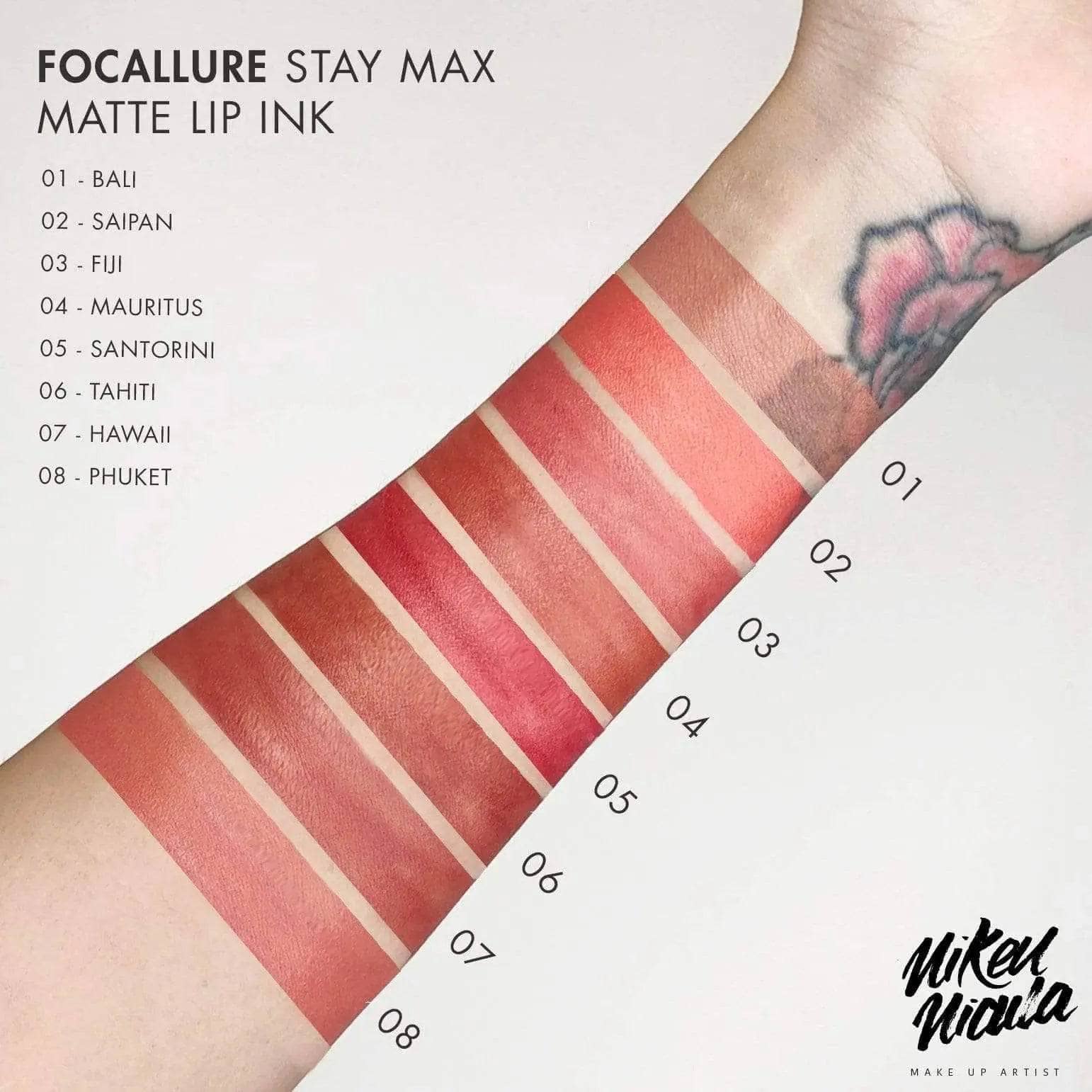 STAYMAX Liquid Lipstick swatch