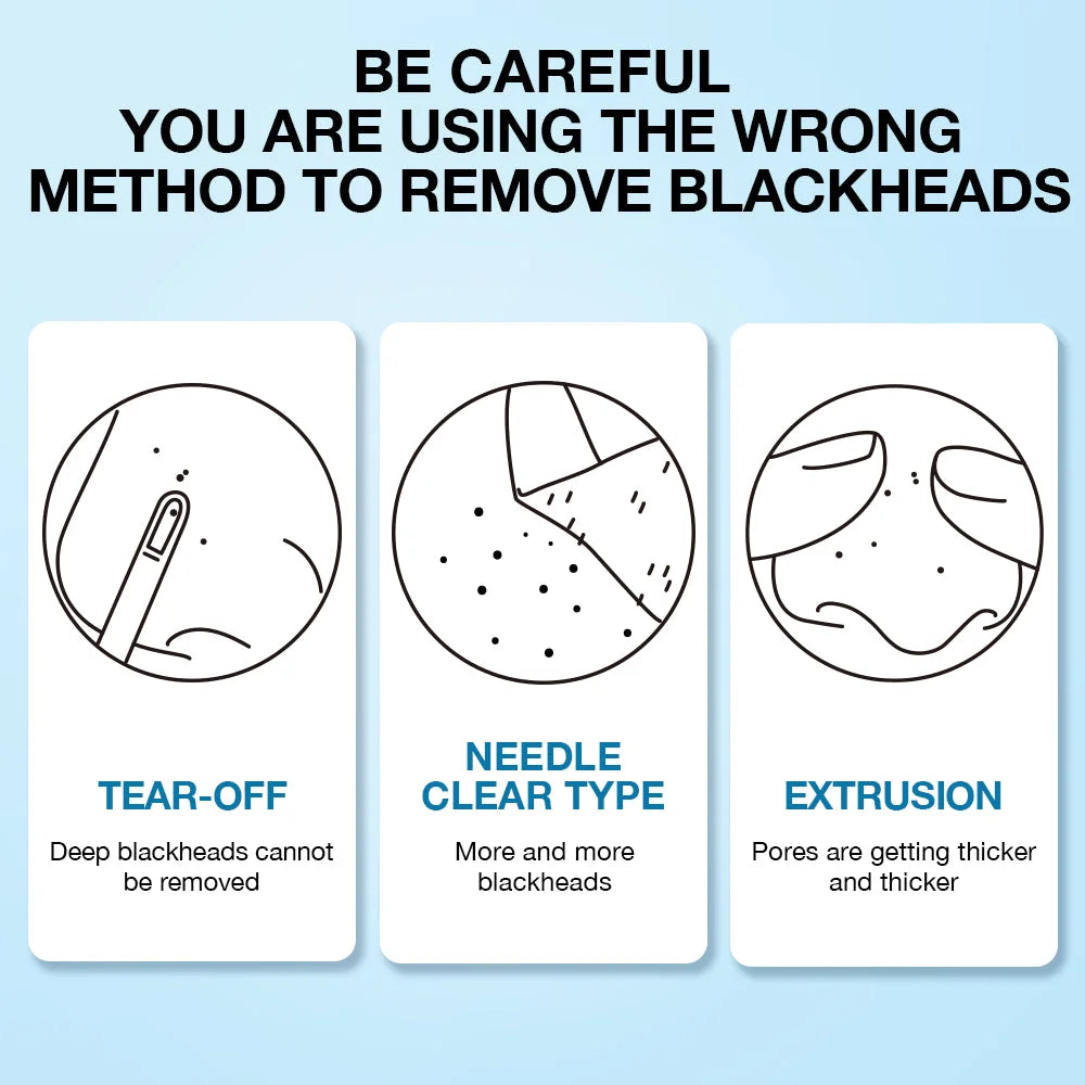 3 Step Removes Blackhead Nose Patch