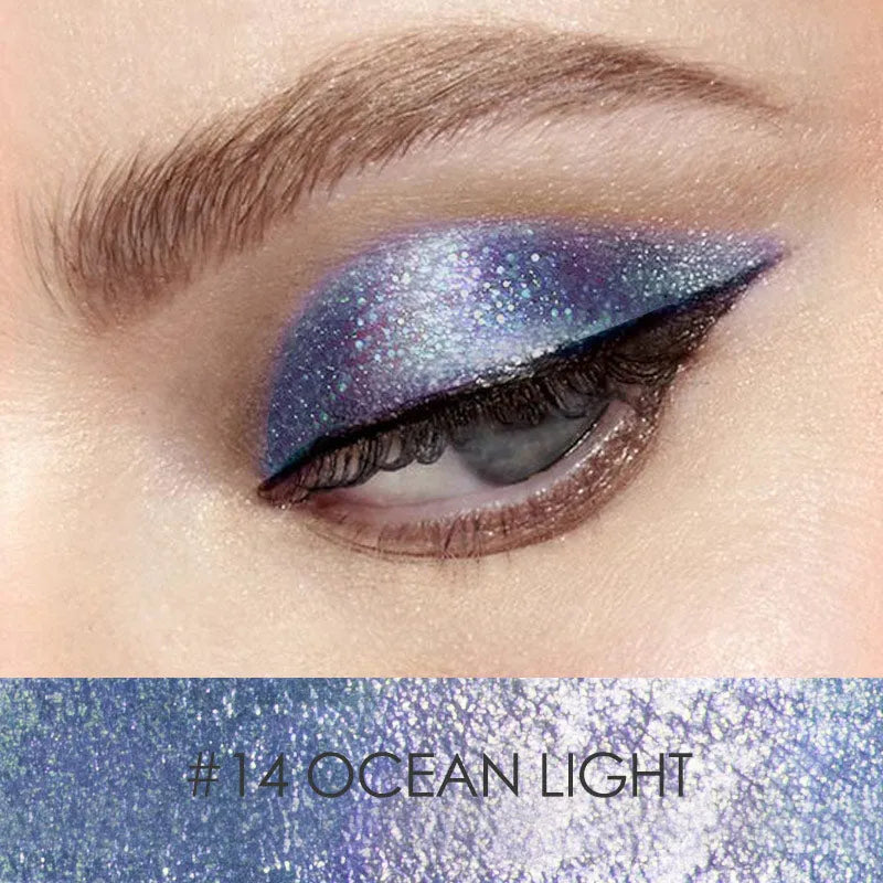 Loose Glitter Eyeshadow Pigment #07Golden Pench
