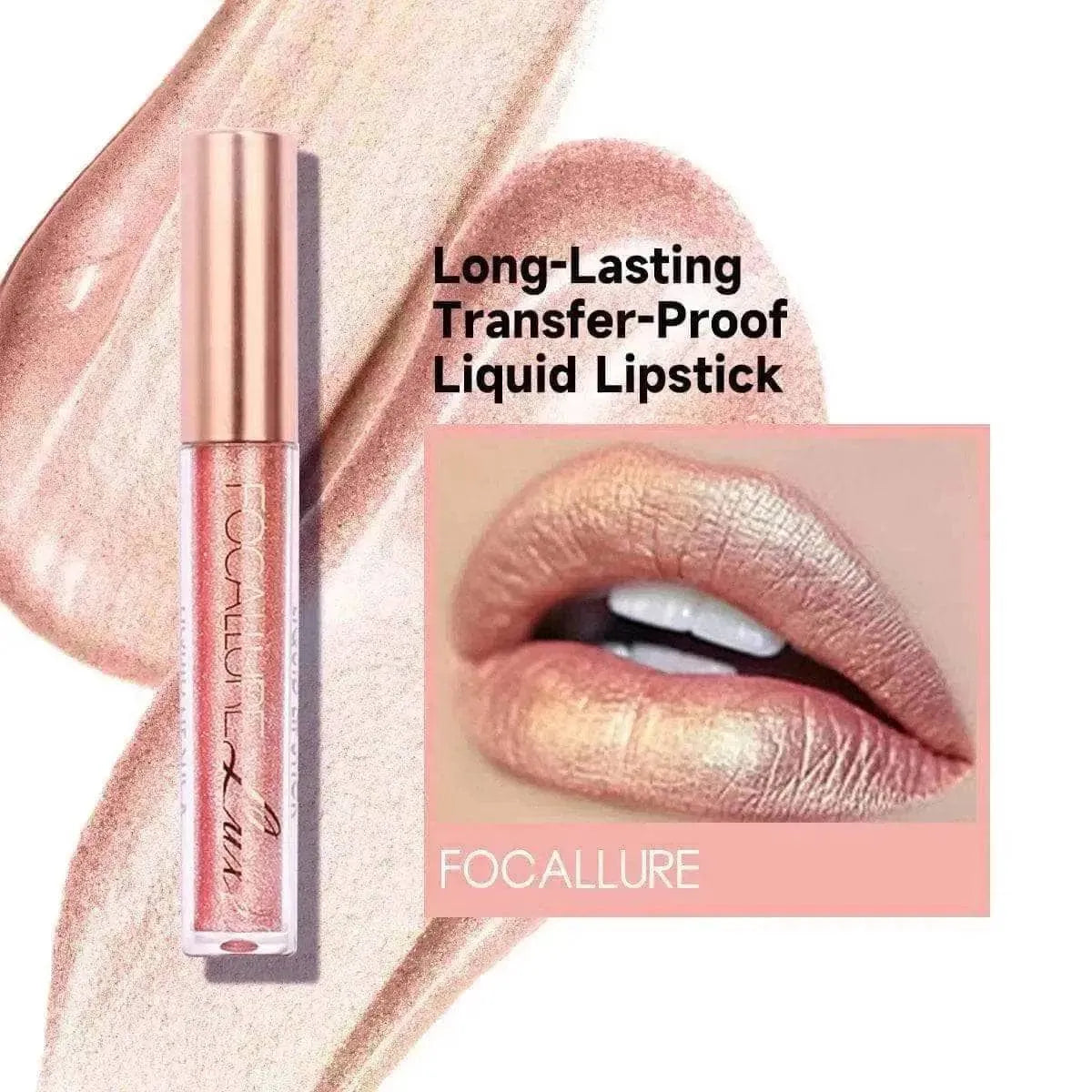 Transfer-Proof Liquid Lipstick #38 Pink Gold