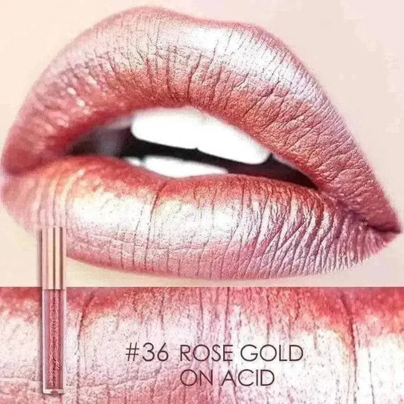 Transfer-Proof Liquid Lipstick #38 Pink Gold
