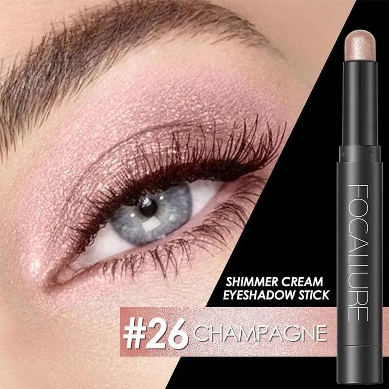 6pcs Shimmer Cream-Eyeshadow Stick Set #7-12