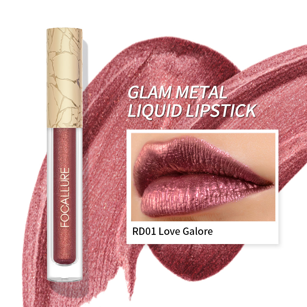 [New Upgrade] Glam Metal Liquid Lipstick #RD06 Full Hot