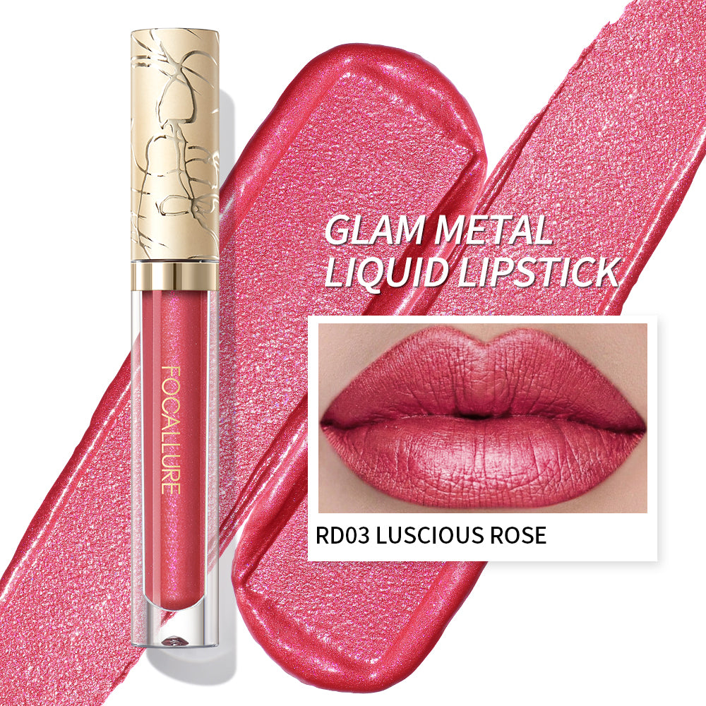 [New Upgrade] Glam Metal Liquid Lipstick #RD04 Hollywood