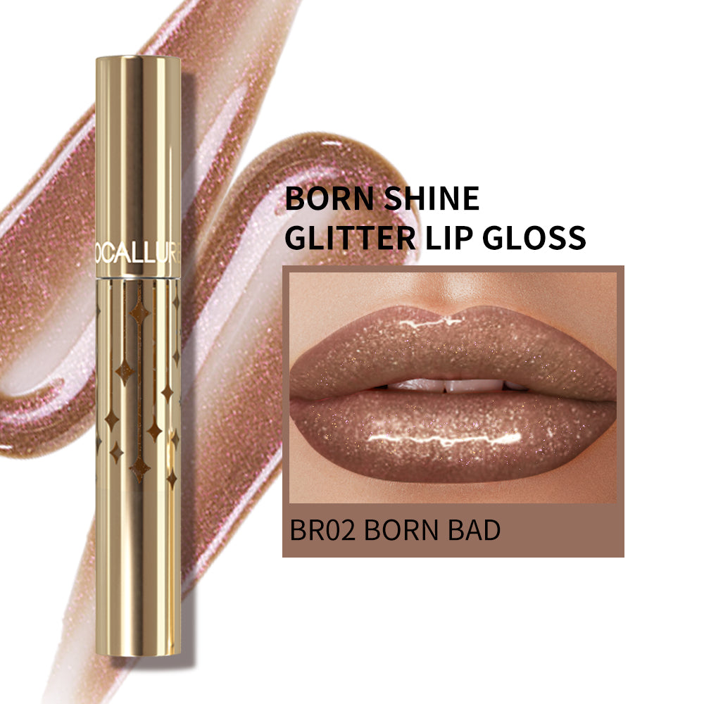 Born Shine Glitter Lip Gloss#PK04 LOLIPOP