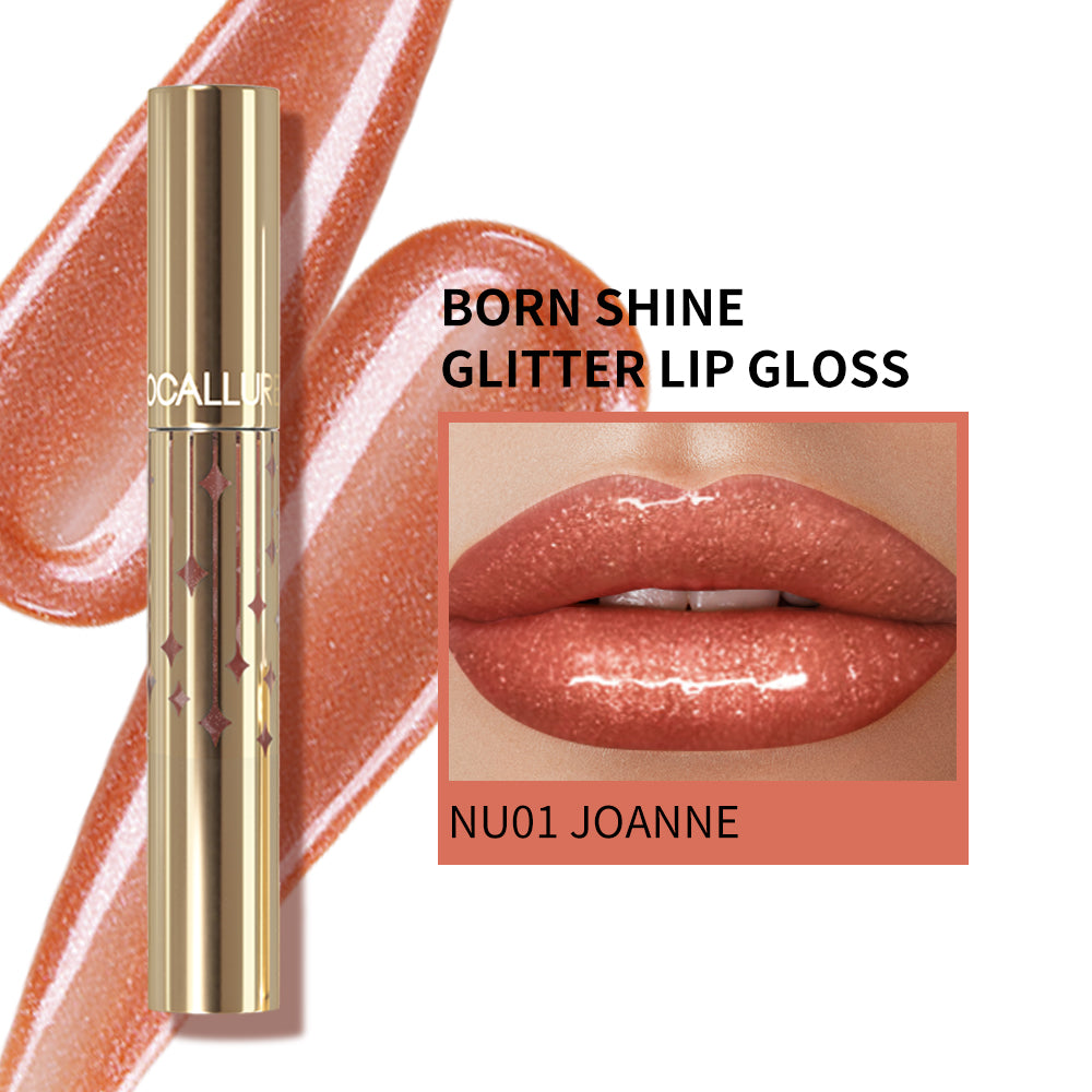 Born Shine Glitter Lip Gloss#PK04 LOLIPOP