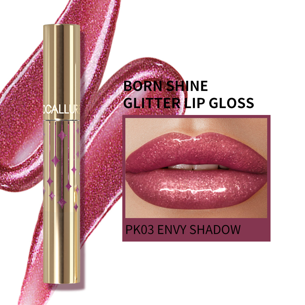 Born Shine Glitter Lip Gloss#PK04 LOLIPOP