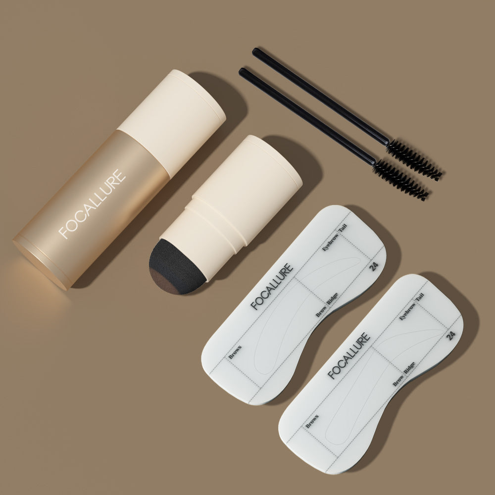 Eyebrow Stamp Stencil Kit #BK01 BLACK