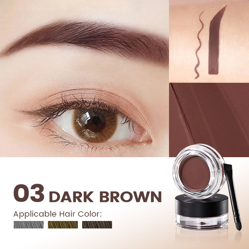FOCALLURE 5 Colors Eyebrow Cream Gel Makeup With Brush