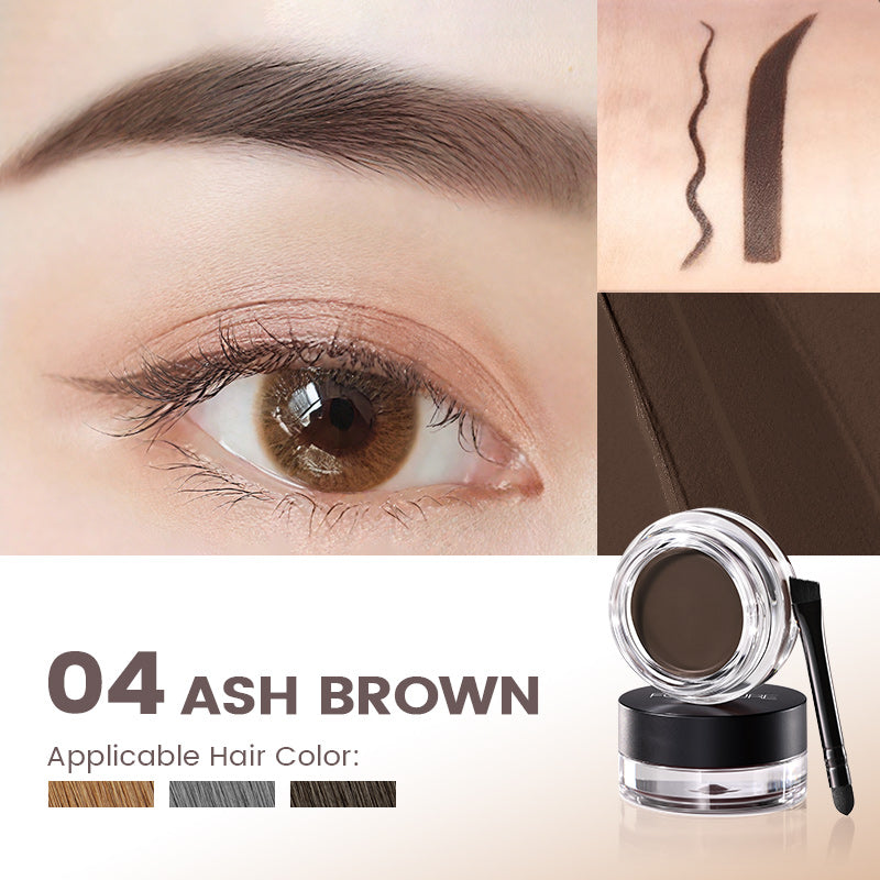 FOCALLURE 5 Colors Eyebrow Cream Gel Makeup With Brush