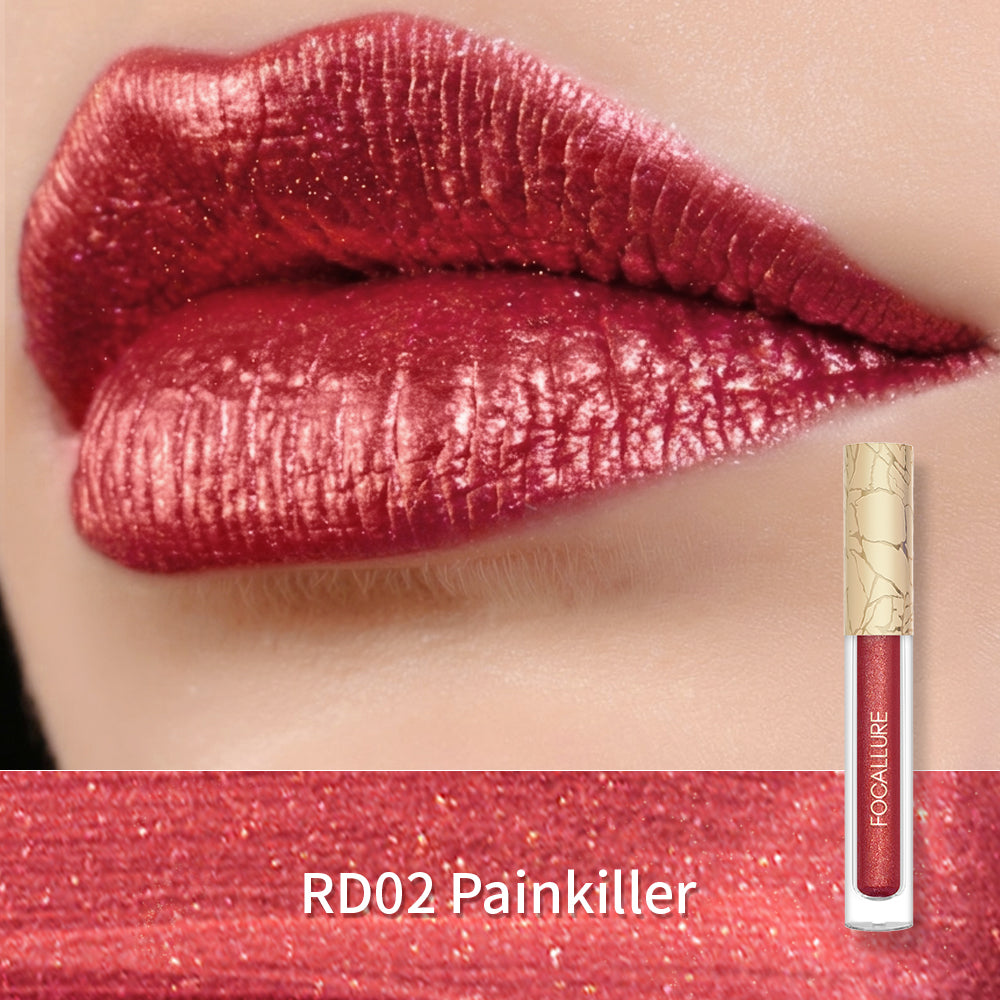 [New Upgrade] Glam Metal Liquid Lipstick #RD04 Hollywood