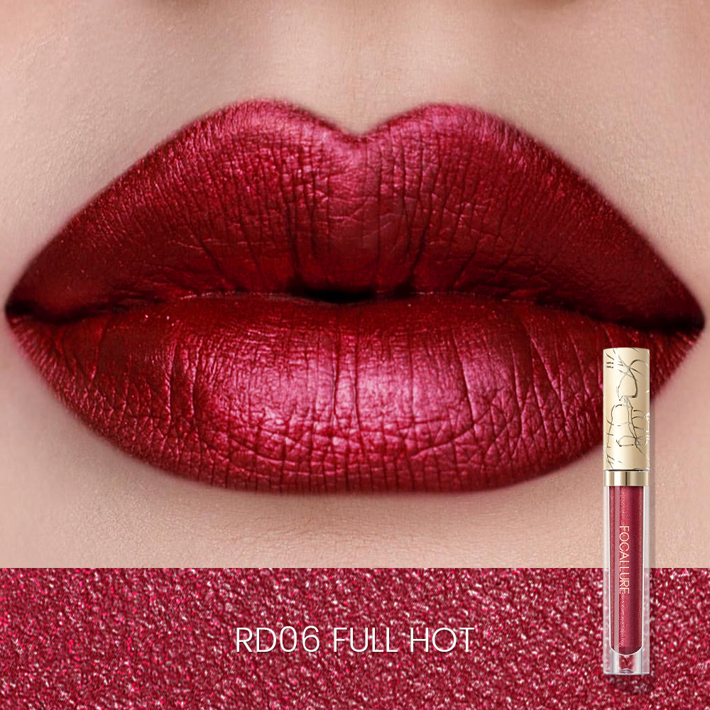 [New Upgrade] Glam Metal Liquid Lipstick #RD04 Hollywood