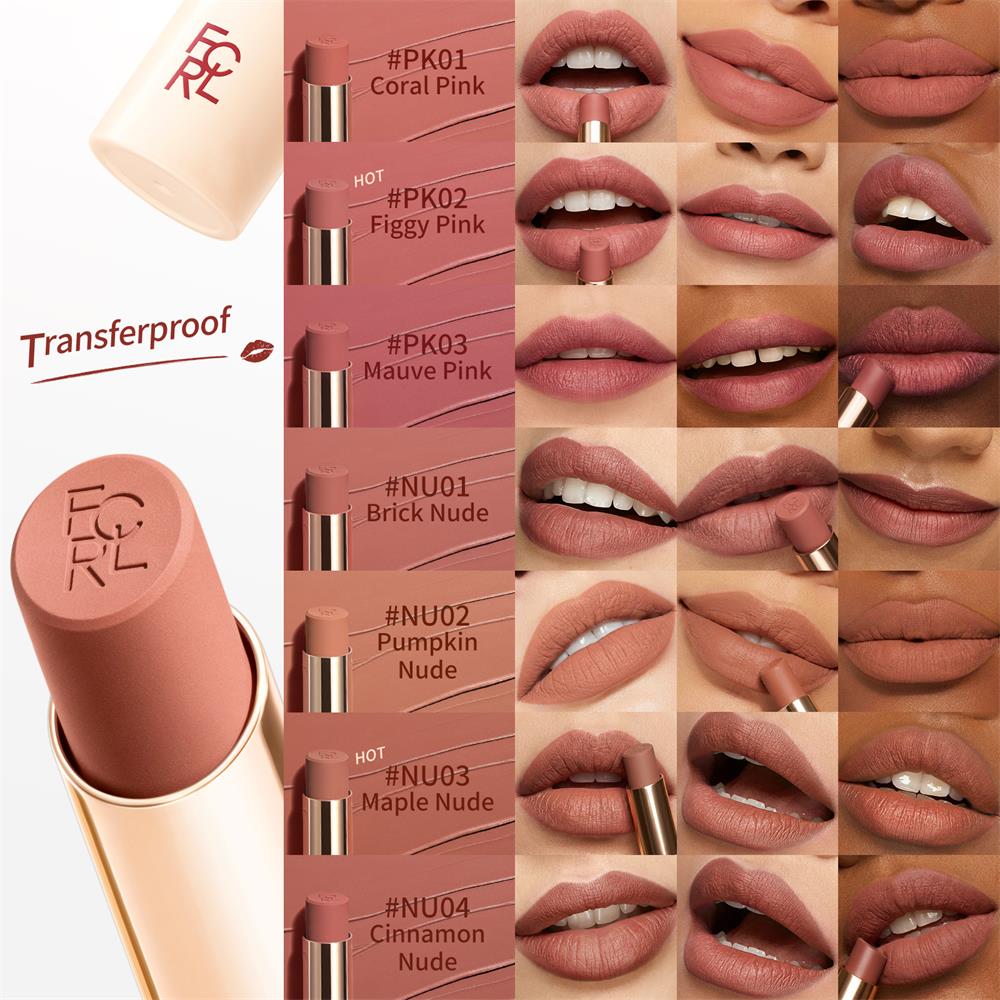 FOCALLURE #TransferproofHero HyperMatte Lipstick — 16H Waterproof Long-lasting