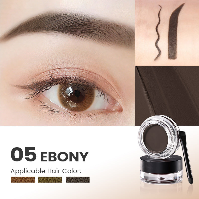 FOCALLURE 5 Colors Eyebrow Cream Gel Makeup With Brush