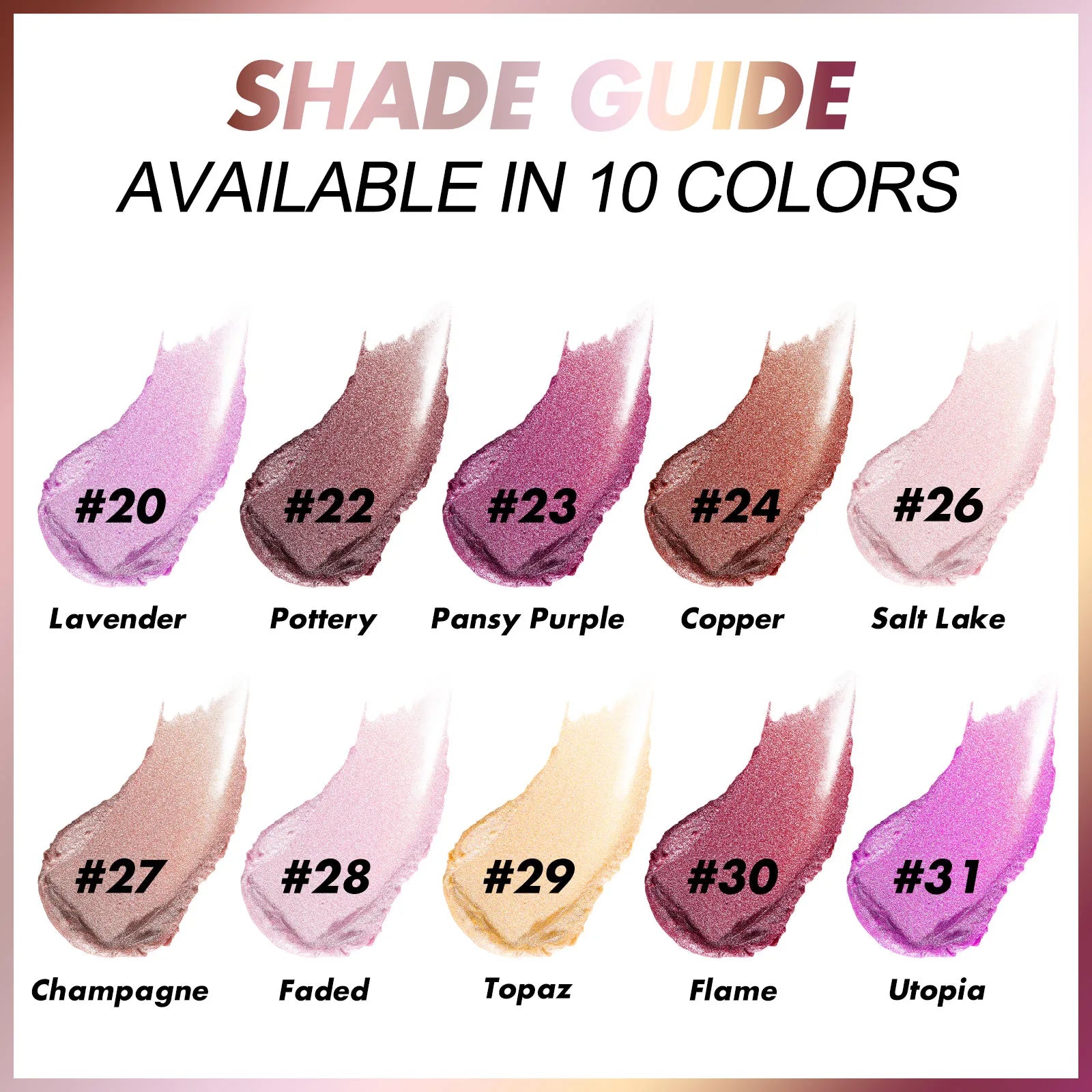 Focallure Metallic Lip Crayon