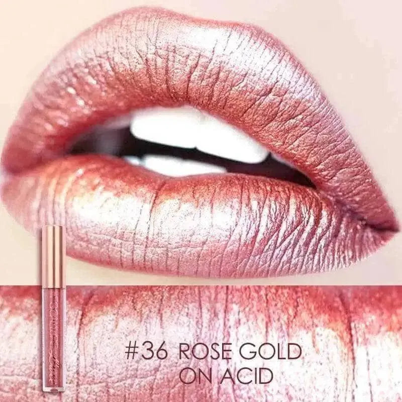 Transfer-Proof Liquid Lipstick #36 Rose Gold On Acid