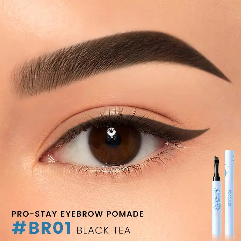 FOCALLURE Pro-stay No Smudge 3D Eyebrow Pomade Cream 2-In-1