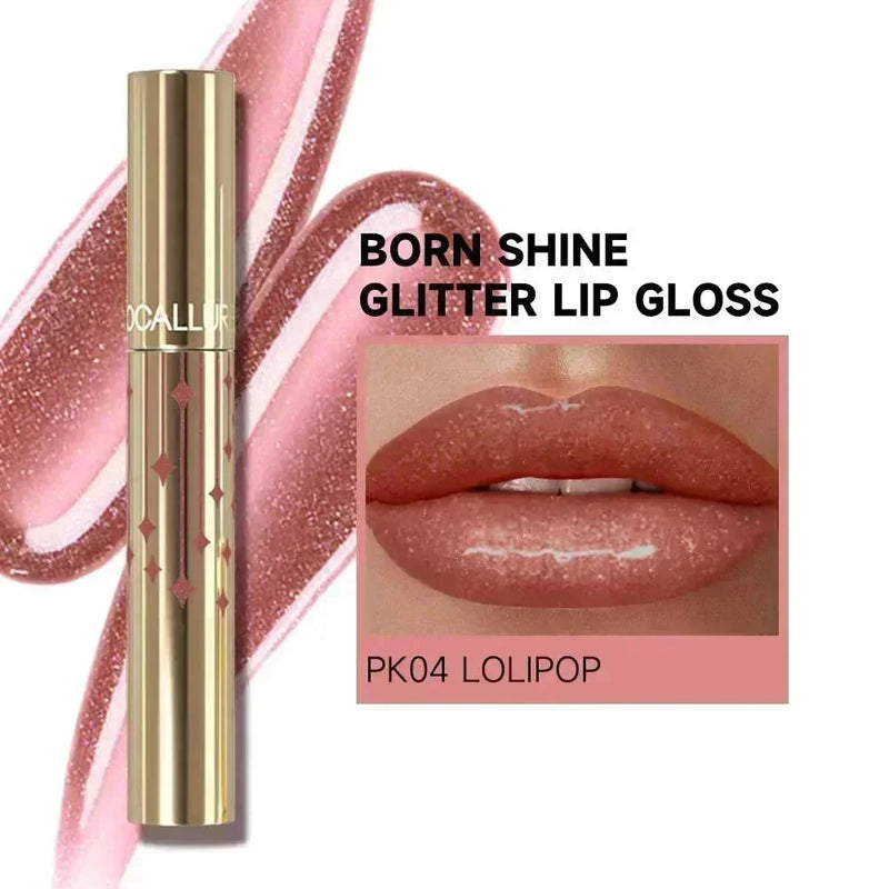 Born Shine Glitter Lip Gloss#PK04 LOLIPOP