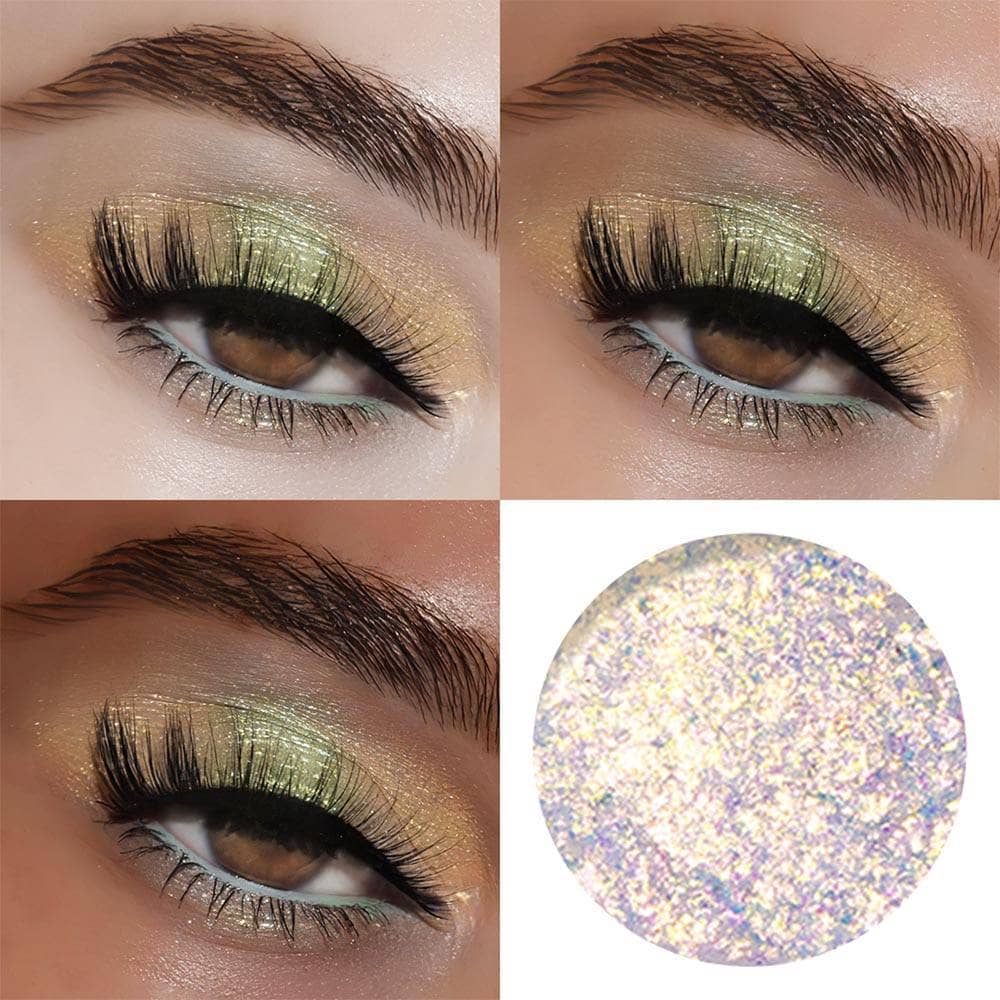 Holographic Chameleon Glitter Eyeshadow – She's A Beat Beauty
