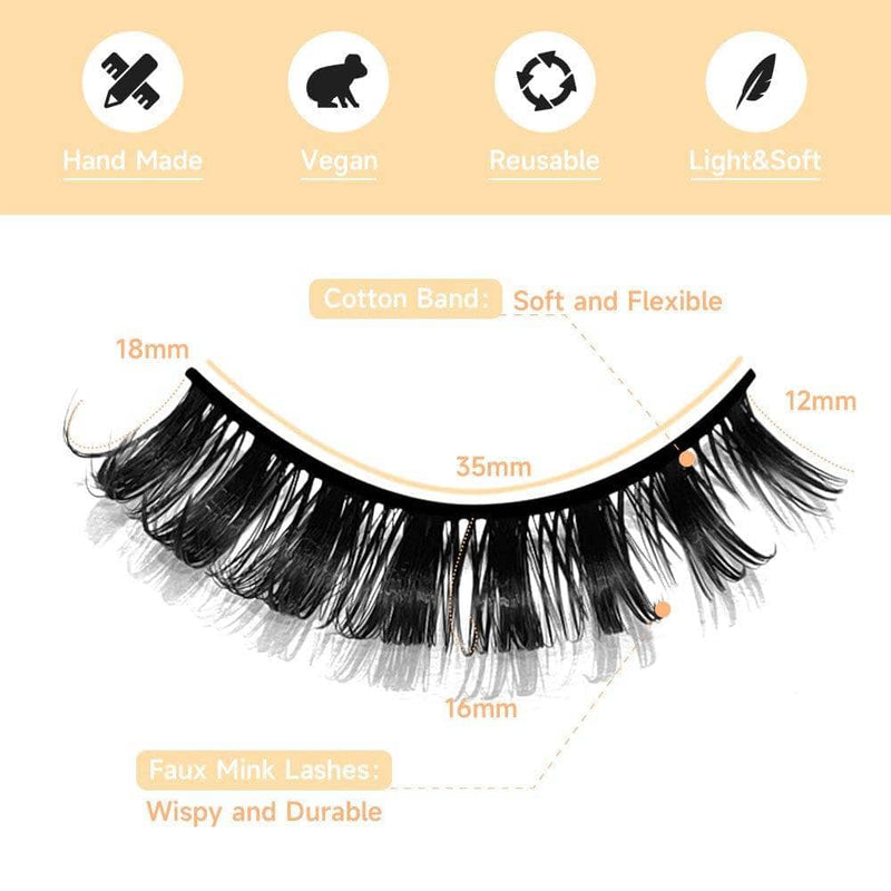 Lashes Bloom False Eyelashes-TL02 Cluster