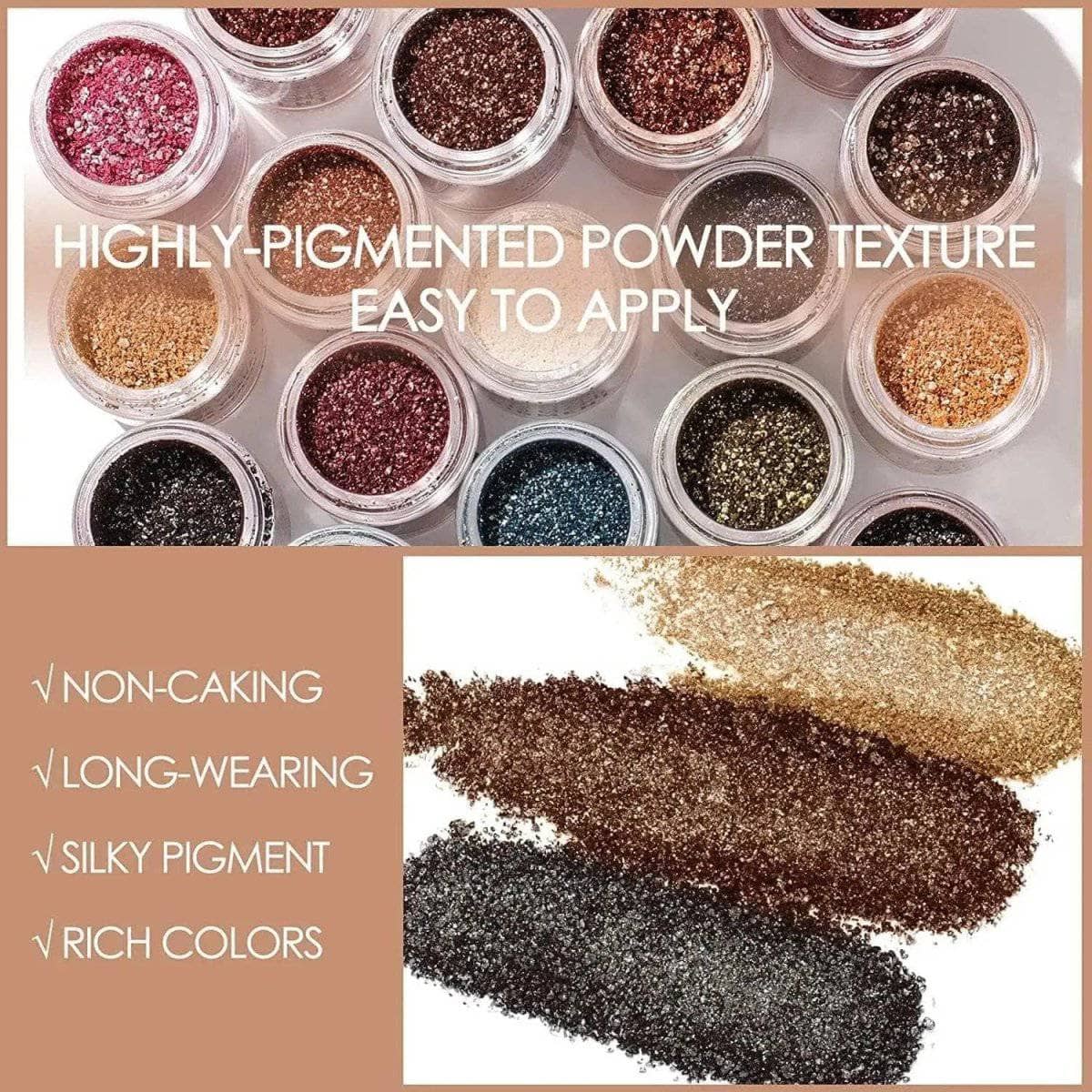 Loose Glitter Eyeshadow Pigment #09Treasure