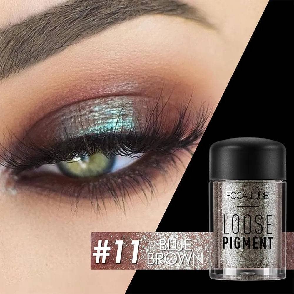 Loose Glitter Eyeshadow Pigment #07Golden Pench