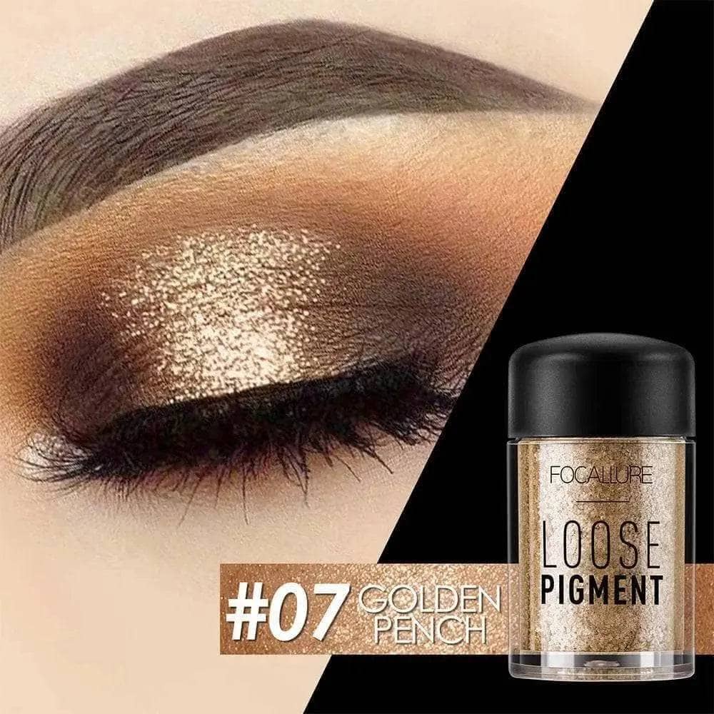 Loose Glitter Eyeshadow Pigment #12Rose Gold