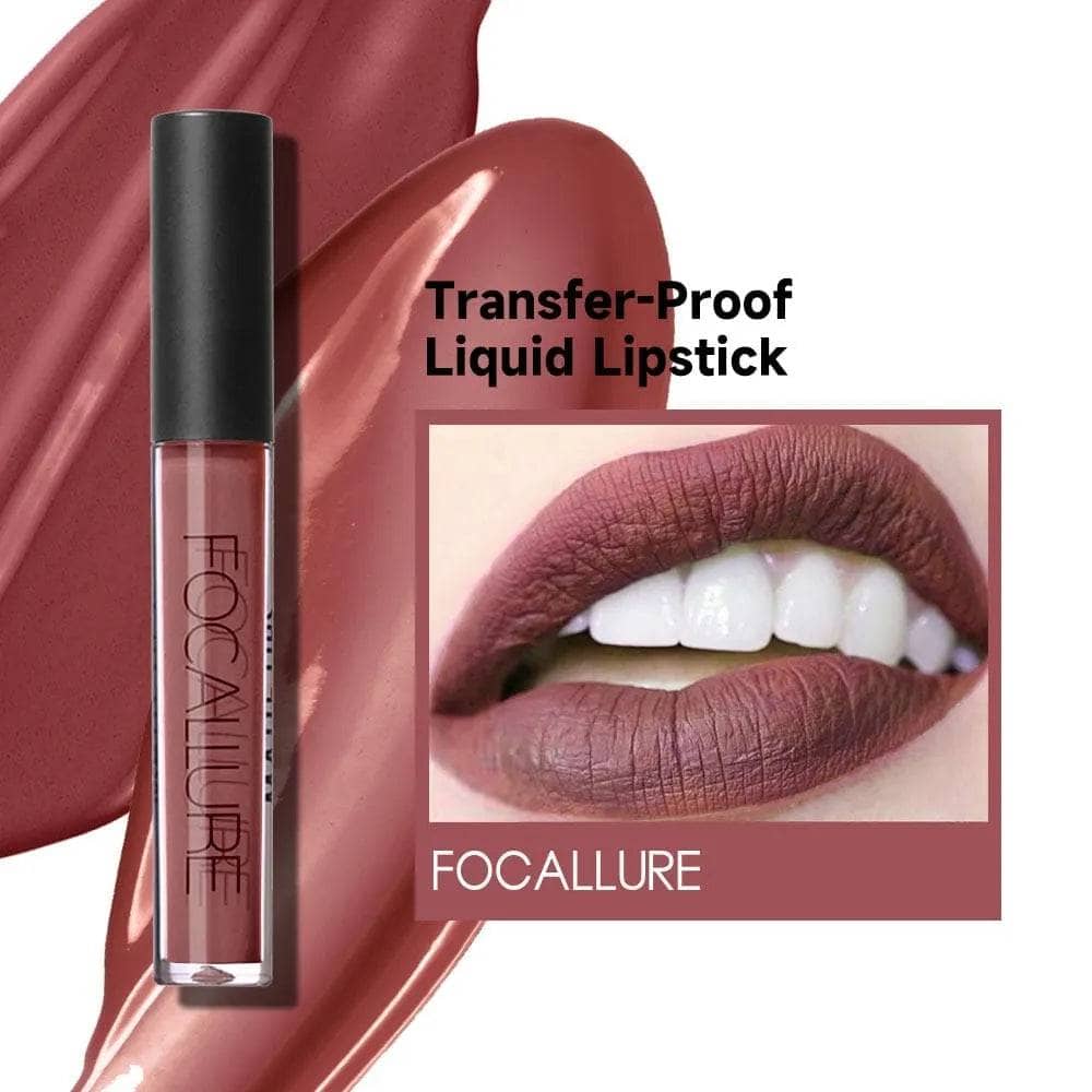 Transfer-Proof Liquid Lipstick #12 Rose Valet